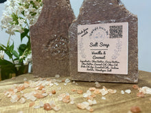 Load image into Gallery viewer, Vanilla & Coconut Triple Butter Salt Soap