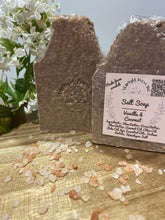 Load image into Gallery viewer, Vanilla & Coconut Triple Butter Salt Soap