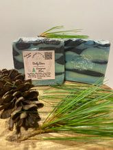 Load image into Gallery viewer, Evergreen Forest Triple Butter Detox Body Bar