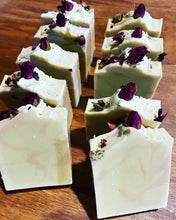 Load image into Gallery viewer, Rose Goats Milk Body Bar