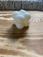 Load image into Gallery viewer, Unscented Bubble Cube Candle