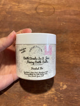 Load image into Gallery viewer, (Frosted Fir) Bath Bombs In A Jar - Fizzing Bath Salt