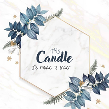 Load image into Gallery viewer, (Orange) Sweet Orange Floral Pillar Candle