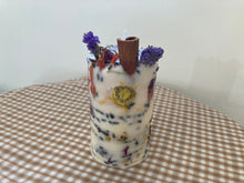 Load image into Gallery viewer, (Orange) Sweet Orange Floral Pillar Candle