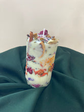 Load image into Gallery viewer, (Green) Eucalyptus & Rosemary Floral Pillar Candle