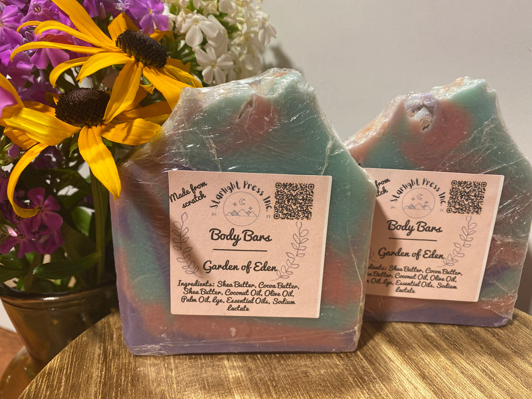 Garden of Eden Triple Butter Body Bar